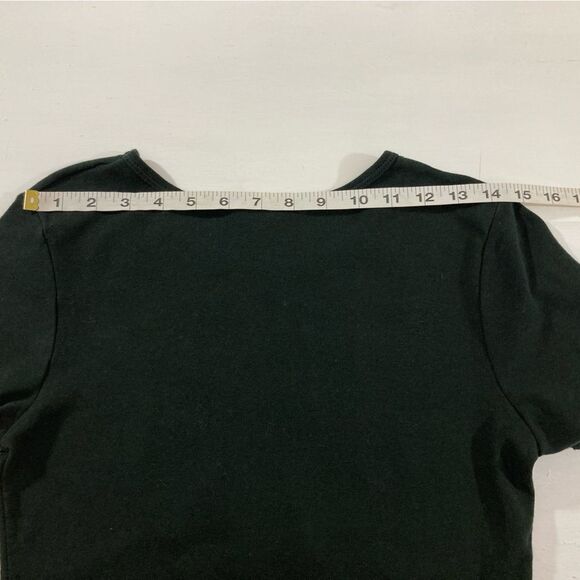 Silver T-Shirt Women’s Medium Black Graphic Tee Funny Coffee Sucks Novelty Top - Picture 6 of 8